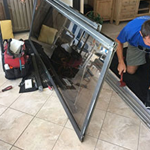 sliding glass door frame repair Novato